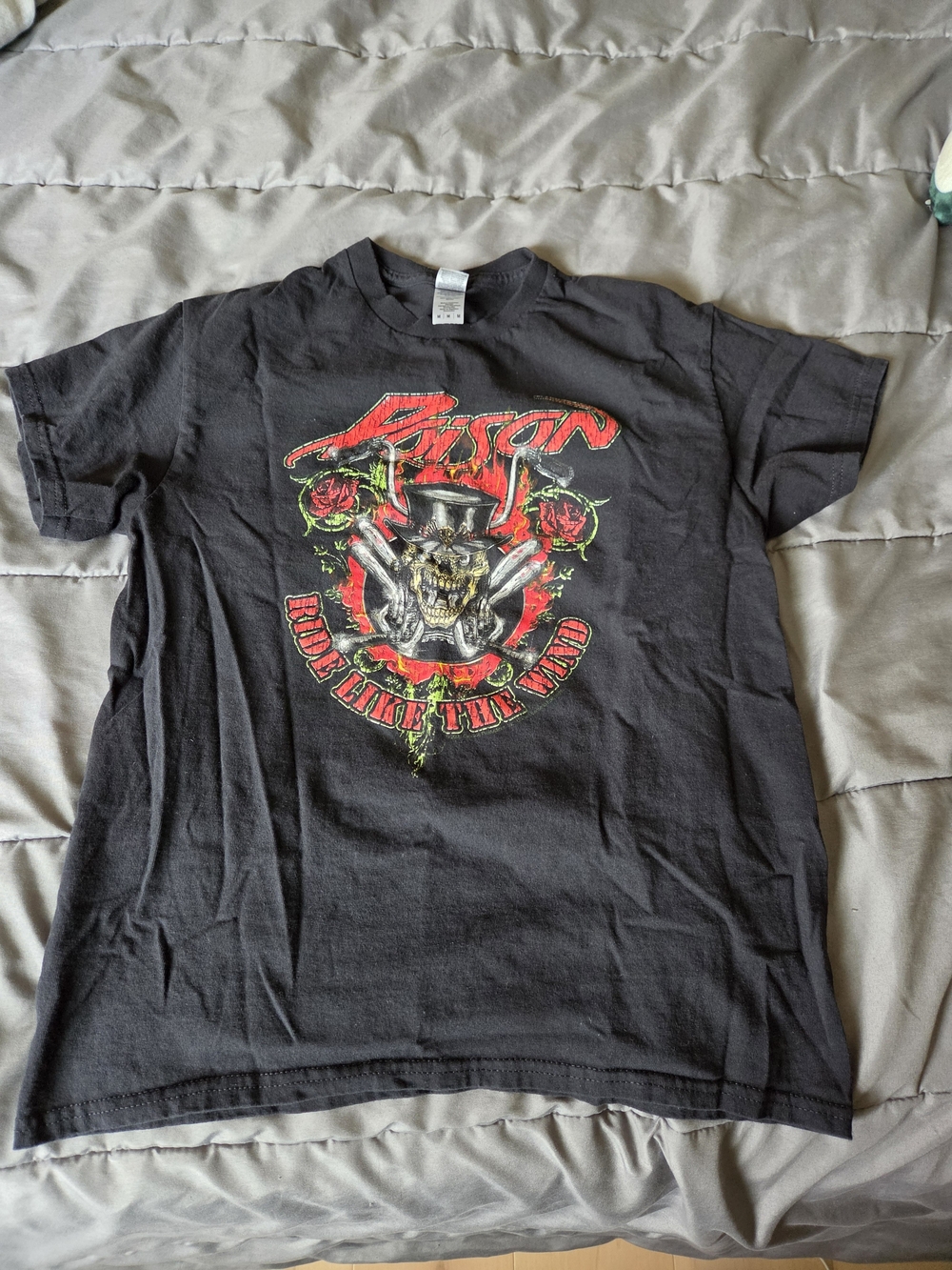 Poison Band Graphic Band Tee - Black